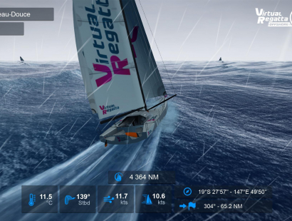 Capture d'écran du jeu Virtual Regatta Offshore